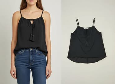 bluzki basic czarne: Bluzka damska, rozmiar M — 8