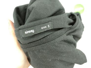 czarne bluzki plus size: Sinsay, Bluzka damska, rozmiar S — 5