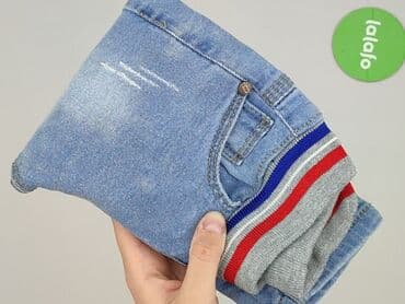 modne jeansy: Denim pants, Disney, 9-12 months, condition - Perfect — 5
