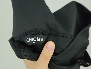 spódnice plisowane tiulowe czarne: Chic Me, Legginsy Eleganckie damskie, rozmiar XL — 4