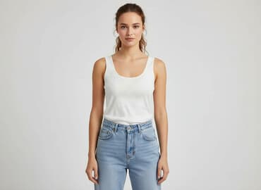 bluzki białe długi rekaw: T-shirt damski, rozmiar S — 5