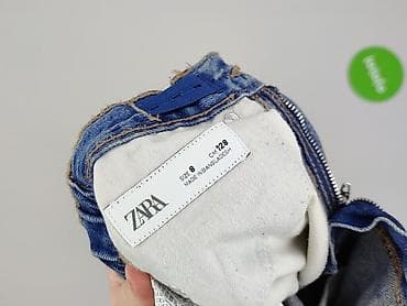 zara jeans flare: Spodnie jeansowe, Zara, 8 lat, 122/128, stan - Bardzo dobry — 4
