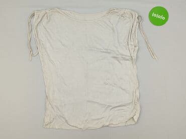 białe bluzki ze zlotym nadrukiem: Bluzka damska, rozmiar L — 2