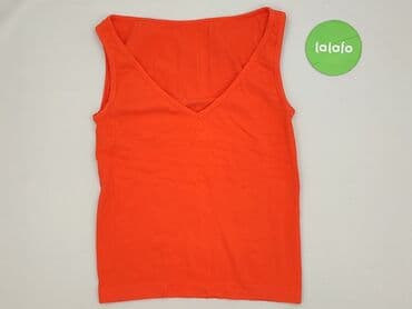 pomarańczowa kamizelka damska: T-shirt damski, rozmiar L — 2