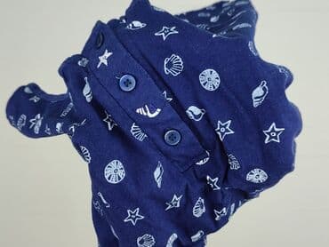 niebieskie sukienki plus size: Bluzka damska, rozmiar M — 5