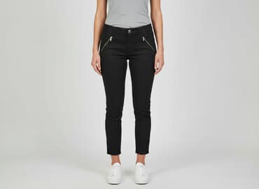 spodnie wrangler czarne: Flash, Spodnie 3/4 damskie, rozmiar S — 6