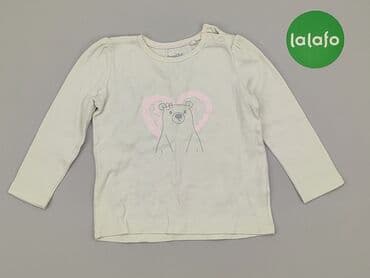 bluzka indygo: Blouse, Lupilu, 1.5-2 years, 86-92 cm, condition - Good — 2