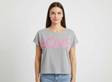 bluzki damskie z napisami: T-shirt damski, rozmiar S — 1