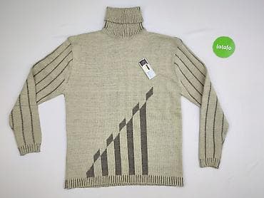 gruby bialy golf: Golf dla mężczyzn, rozmiar L — 2