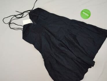 czarną sukienka na ramiączkach h m: H&M, Sukienka damska, rozmiar S — 4