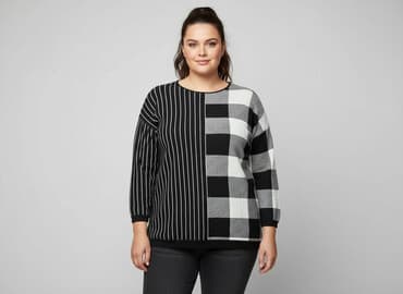 kurtki zimowe damskie c a: Sweter damski, rozmiar 6XL — 7