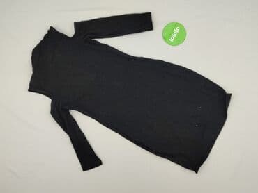 czarna sukienka z długim rękawem sinsay: Sinsay, Sukienka damska, rozmiar XS — 3