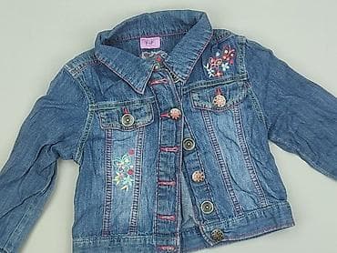 mała mi bluza: Dziecięca kurtka jeansowa, 4-5 lat, 104-110 cm, F&F, stan - Bardzo dobry — 1