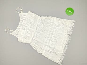 białe krótkie legginsy pod sukienkę: Divided, Sukienka damska, rozmiar M — 2