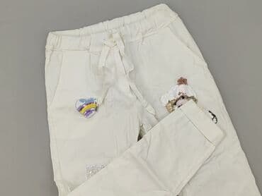 spodnie z zapięciem na nogawkach: Material trousers for women, size M — 2