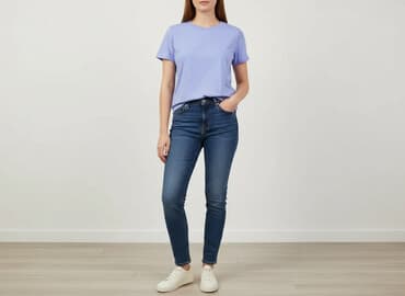 lilac t shirty: Women`s T-shirt, size L — 1