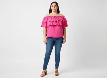 bluzki hiszpanki plus size: Italia, Жіноча блуза, розмір XL — 1