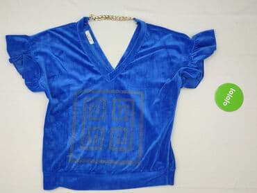 białe bluzki ze zlotym nadrukiem: Bluzka damska, rozmiar M — 2