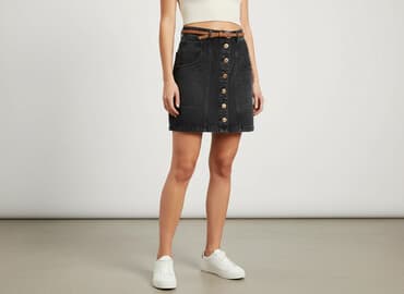 spódnice jeansowe stradivarius: Stradivarius, Spódnica damska, rozmiar S — 1