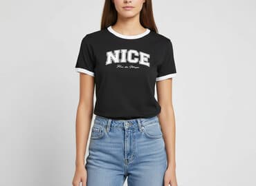 koszulki damskie guess allegro: T-shirt damski, rozmiar M — 7