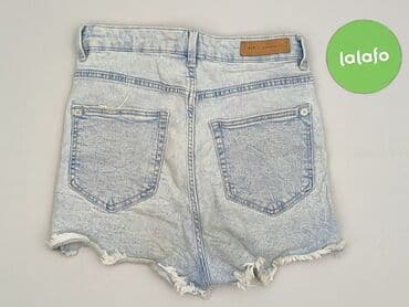 spodenki jeansowe z wysokim stanem pull and bear: Bershka, Szorty damskie, rozmiar M — 3