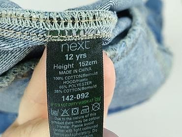 spodnie dsquared2: Dziecięca kurtka jeansowa, 12 lat, 146-152 cm, Next, stan - Idealny — 5