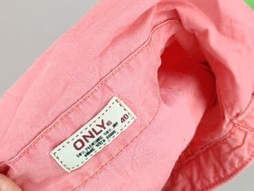 koszula satynowa rozowa: ONLY, Koszula damska, rozmiar L — 4