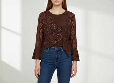 seksowna bluzka na imprezę allegro: Women's blouse, size M — 1