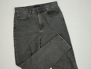 biale mom jeans: Denim, Jeansy damskie, rozmiar S — 1