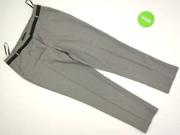 woskowane legginsy z wysokim stanem zara: George, Material trousers for women, size XL (EU 42) — 2