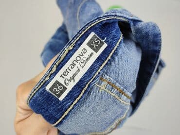 sukienka z denimu: Terranova, Ogrodniczki damskie, XS — 4