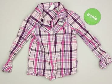 okee sukienka: Shirt 5-6 years, condition - Very good, pattern - Cell, color - Pink — 2