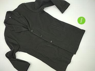 benter bluza: Męski płaszcz/cardigan w kolorze czarnym – rozmiar XL - Fason: lekki — 2