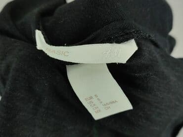 czarne bluzki na ramiączkach: H&M Basic, Top damski, rozmiar S — 4