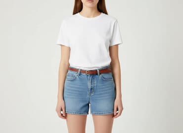 białe spodenki damskie sinsay: Sinsay, Szorty damskie, rozmiar S — 7