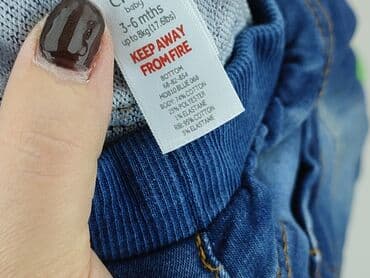 koszula w groszki zara: Spodnie jeansowe, Mini Club, 3-6 miesięcy, stan - Bardzo dobry — 6