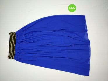 niebieska satynowa sukienka zara: Fashion, Women`s skirt, size S (EU 36) — 2