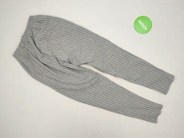 spodnie w paski pull and bear: PULL&BEAR, Material trousers for women, size XS — 4