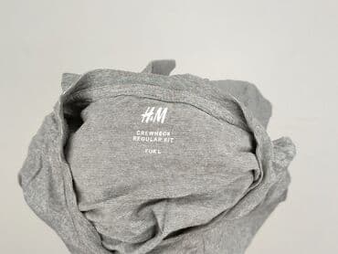 koszulka z długim rękawem w paski: H&M, Bluzka dla mężczyzn, rozmiar L — 4