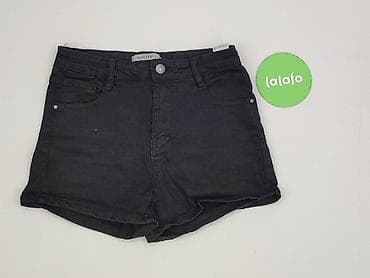 czarne jeansy pull: Szorty damskie, rozmiar M — 2