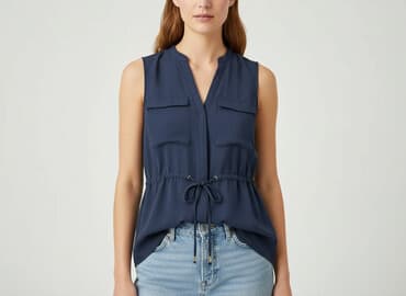 bluzki ze sciągaczem na dole: H&M, Bluzka damska, rozmiar S — 6