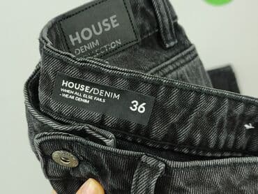 baggy grey jeans: Denim Collection, Jeansy damskie, rozmiar S — 4