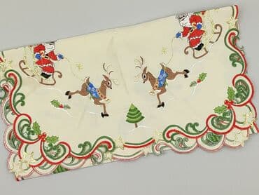 obrusy czerwone: Obrus 120 x 57, kolor - Beżowy, stan - Bardzo dobry — 1