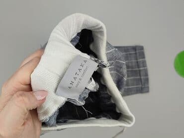 patchworkowe jeansy: Anataka, Spodnie materiałowe damskie, L — 4