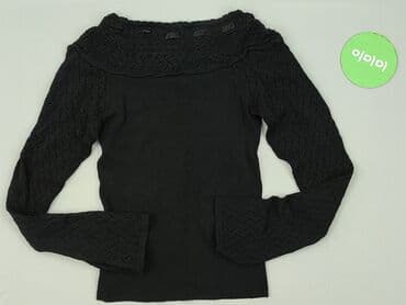 sweter z koronką na dole: Sweter damski, rozmiar S — 3