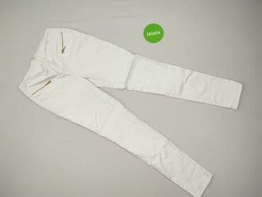 biale szerokie jeansy: BODY FLIRT, Jeansy damskie, rozmiar M — 2