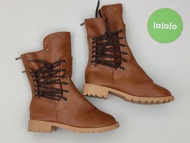 buty zimowe na obcasie ccc: Botki damskie, rozmiar 37 — 4