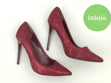 ccc srebrne sandały na obcasie: Półbuty damskie, rozmiar 38 — 2