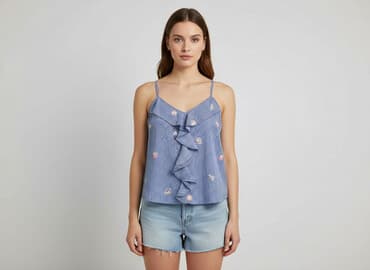 primark gingham top: Colours, Women`s top, size M — 7