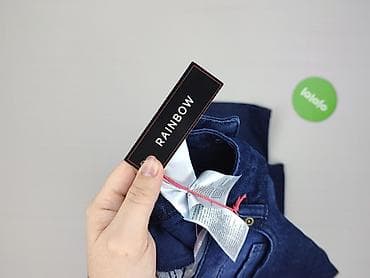 rainbow bluzka: Jeansy damskie, rozmiar L — 7